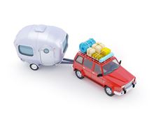 Picture of Car & Caravan with Passengers, Return